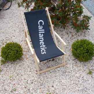 Tumbona con lema empresario