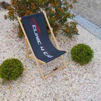 Publicidad en tumbona